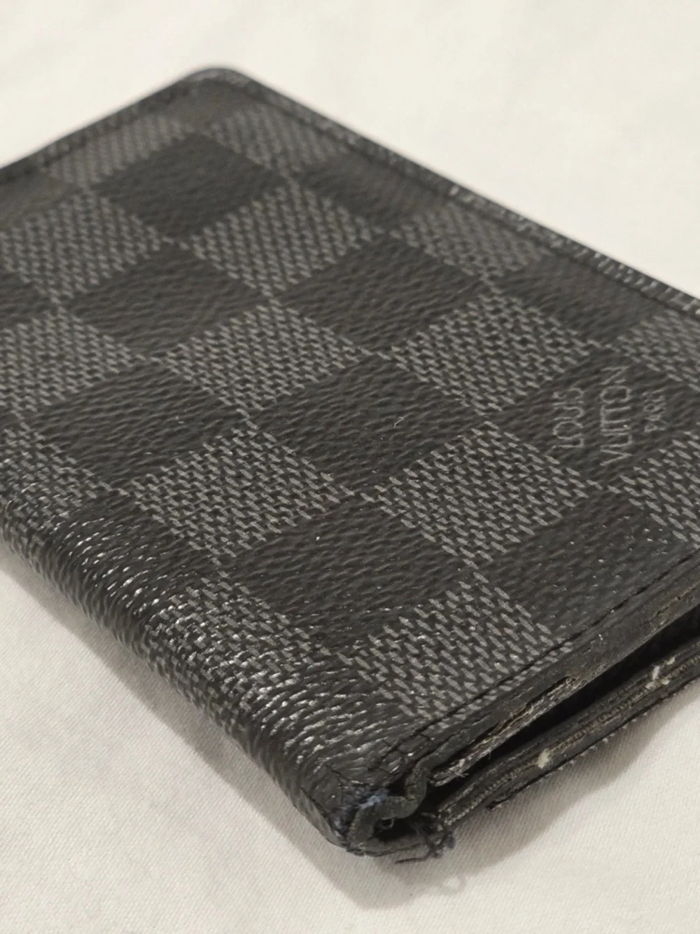Men Louis Vuitton Black Damier